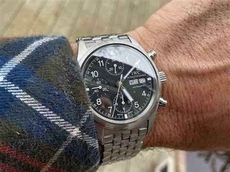 iwc fliegerchronograph gebraucht|IWC Fliegerchronograph IW3706 .